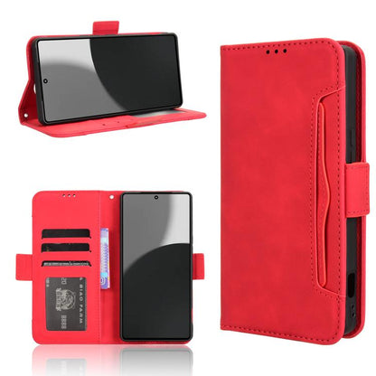 Skin Feel Calf Texture Card Slots Leather Phone Case, For Sharp Aquos wish6, For Sharp Aquos R11, For Sharp Aquos Sense10, For Sharp Aquos R10, For Sharp Aquos wish5, For Sharp Basio Active3, For Sharp Aquos Sense9, For Sharp Aquos R9 Pro              ...