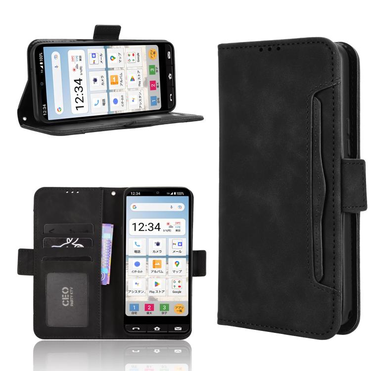 Skin Feel Calf Texture Card Slots Leather Phone Case, For Sharp Aquos wish6, For Sharp Aquos R11, For Sharp Aquos Sense10, For Sharp Aquos R10, For Sharp Aquos wish5, For Sharp Basio Active3, For Sharp Aquos Sense9, For Sharp Aquos R9 Pro              ...