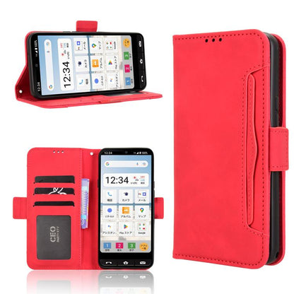 Skin Feel Calf Texture Card Slots Leather Phone Case, For Sharp Aquos wish6, For Sharp Aquos R11, For Sharp Aquos Sense10, For Sharp Aquos R10, For Sharp Aquos wish5, For Sharp Basio Active3, For Sharp Aquos Sense9, For Sharp Aquos R9 Pro              ...