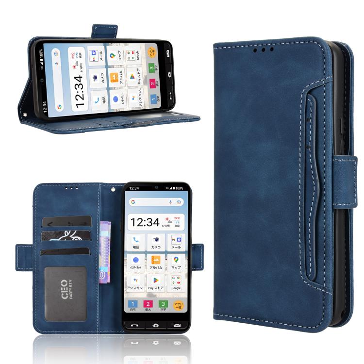 Skin Feel Calf Texture Card Slots Leather Phone Case, For Sharp Aquos wish6, For Sharp Aquos R11, For Sharp Aquos Sense10, For Sharp Aquos R10, For Sharp Aquos wish5, For Sharp Basio Active3, For Sharp Aquos Sense9, For Sharp Aquos R9 Pro              ...