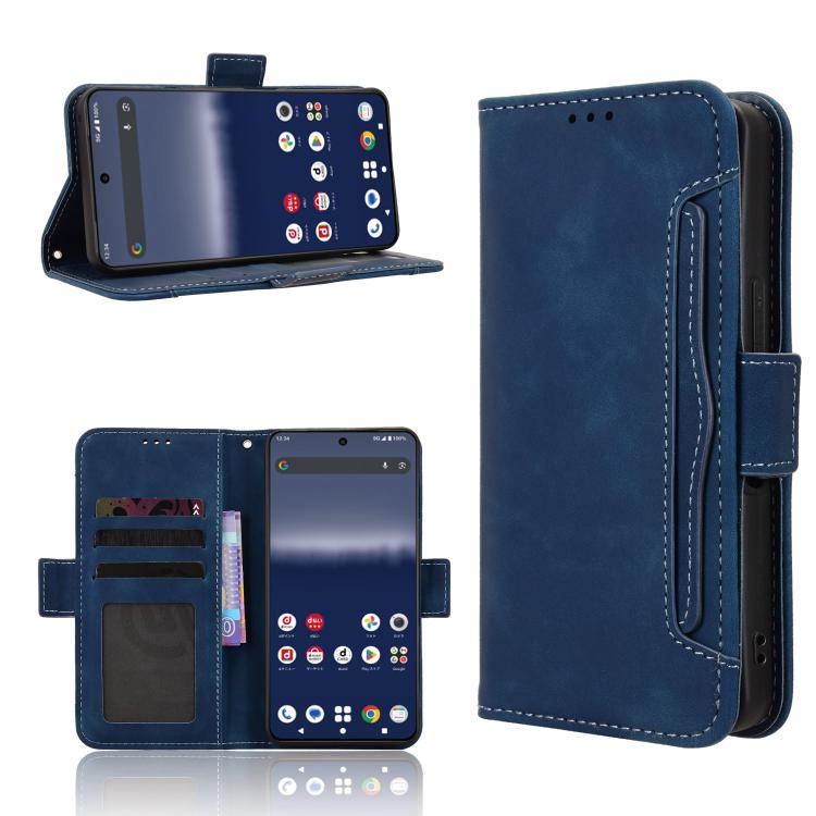 Skin Feel Calf Texture Card Slots Leather Phone Case, For Sharp Aquos wish6, For Sharp Aquos R11, For Sharp Aquos Sense10, For Sharp Aquos R10, For Sharp Aquos wish5, For Sharp Basio Active3, For Sharp Aquos Sense9, For Sharp Aquos R9 Pro              ...