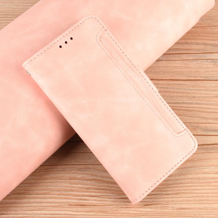 Skin Feel Calf Texture Card Slots Leather Phone Case, For Sharp Aquos wish6, For Sharp Aquos R11, For Sharp Aquos Sense10, For Sharp Aquos R10, For Sharp Aquos wish5, For Sharp Basio Active3, For Sharp Aquos Sense9, For Sharp Aquos R9 Pro              ...