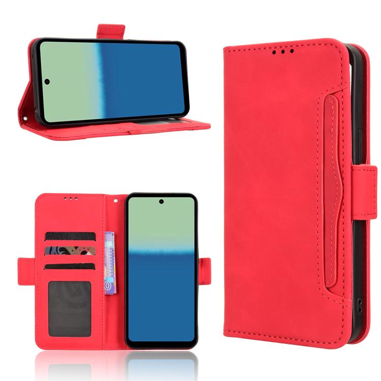 Skin Feel Calf Texture Card Slots Leather Phone Case, For Sharp Aquos wish6, For Sharp Aquos R11, For Sharp Aquos Sense10, For Sharp Aquos R10, For Sharp Aquos wish5, For Sharp Basio Active3, For Sharp Aquos Sense9, For Sharp Aquos R9 Pro              ...