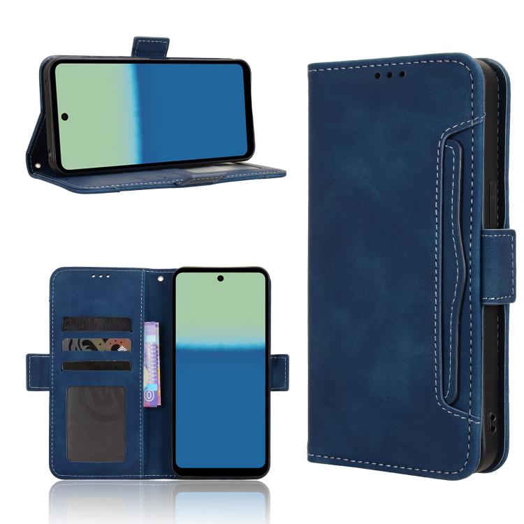 Skin Feel Calf Texture Card Slots Leather Phone Case, For Sharp Aquos wish6, For Sharp Aquos R11, For Sharp Aquos Sense10, For Sharp Aquos R10, For Sharp Aquos wish5, For Sharp Basio Active3, For Sharp Aquos Sense9, For Sharp Aquos R9 Pro              ...