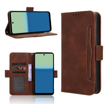 Skin Feel Calf Texture Card Slots Leather Phone Case, For Sharp Aquos wish6, For Sharp Aquos R11, For Sharp Aquos Sense10, For Sharp Aquos R10, For Sharp Aquos wish5, For Sharp Basio Active3, For Sharp Aquos Sense9, For Sharp Aquos R9 Pro              ...