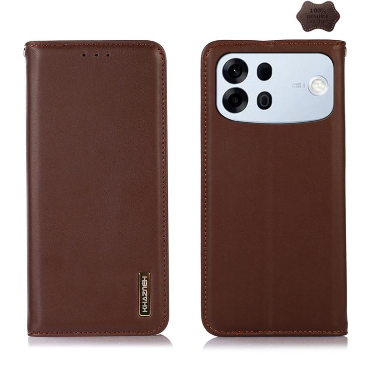 KHAZNEH Nappa Top Layer Cowhide Leather Phone Case, For OPPO A7 Pro Max 5G, For OPPO Find X9 Ultra 5G, For OPPO Find X7, For OPPO Reno11 5G Global, For OPPO A58 4G, OPPO Reno10 5G / 10 Pro 5G Global, For OPPO A1 5G