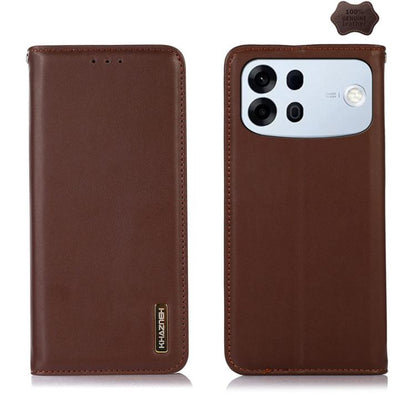 KHAZNEH Nappa Top Layer Cowhide Leather Phone Case, For OPPO A7 Pro Max 5G, For OPPO Find X9 Ultra 5G, For OPPO Find X7, For OPPO Reno11 5G Global, For OPPO A58 4G, OPPO Reno10 5G / 10 Pro 5G Global, For OPPO A1 5G