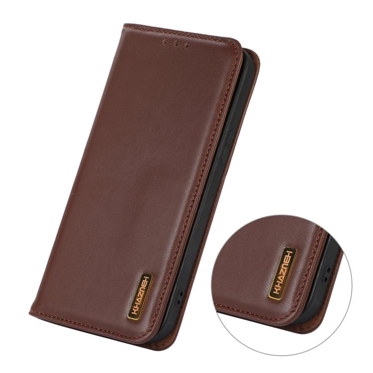 KHAZNEH Nappa Top Layer Cowhide Leather Phone Case, For OPPO A7 Pro Max 5G, For OPPO Find X9 Ultra 5G, For OPPO Find X7, For OPPO Reno11 5G Global, For OPPO A58 4G, OPPO Reno10 5G / 10 Pro 5G Global, For OPPO A1 5G