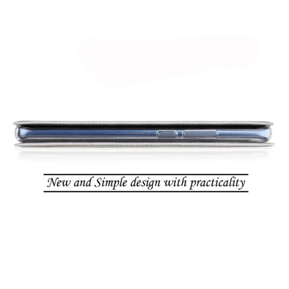 Slim grey flip phone case side profile with protective edge