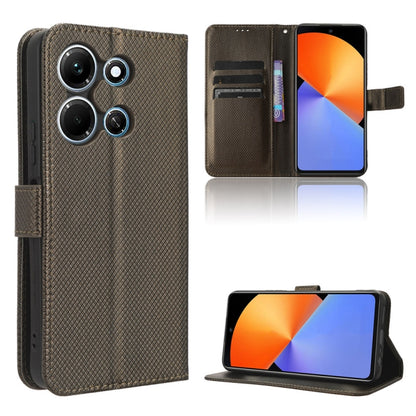 Diamond Texture Leather Phone Case, For Infinix Smart 7 Plus, For Infinix Note 30 5G, For Infinix Smart 7 HD X6516, For Infinix Note 30i, For Infinix Note 30 Pro, For Infinix Note 30 4G, For Infinix Note 30 VIP