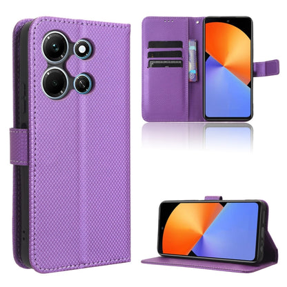 Diamond Texture Leather Phone Case, For Infinix Smart 7 Plus, For Infinix Note 30 5G, For Infinix Smart 7 HD X6516, For Infinix Note 30i, For Infinix Note 30 Pro, For Infinix Note 30 4G, For Infinix Note 30 VIP