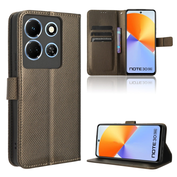 Diamond Texture Leather Phone Case, For Infinix Smart 7 Plus, For Infinix Note 30 5G, For Infinix Smart 7 HD X6516, For Infinix Note 30i, For Infinix Note 30 Pro, For Infinix Note 30 4G, For Infinix Note 30 VIP