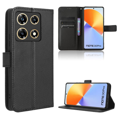Diamond Texture Leather Phone Case, For Infinix Smart 7 Plus, For Infinix Note 30 5G, For Infinix Smart 7 HD X6516, For Infinix Note 30i, For Infinix Note 30 Pro, For Infinix Note 30 4G, For Infinix Note 30 VIP