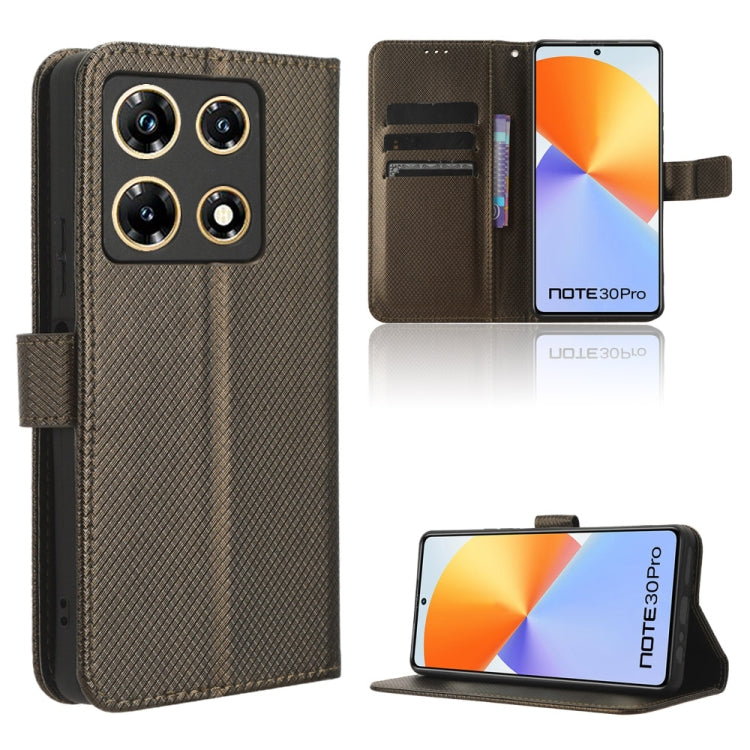Diamond Texture Leather Phone Case, For Infinix Smart 7 Plus, For Infinix Note 30 5G, For Infinix Smart 7 HD X6516, For Infinix Note 30i, For Infinix Note 30 Pro, For Infinix Note 30 4G, For Infinix Note 30 VIP