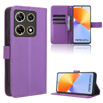 Diamond Texture Leather Phone Case, For Infinix Smart 7 Plus, For Infinix Note 30 5G, For Infinix Smart 7 HD X6516, For Infinix Note 30i, For Infinix Note 30 Pro, For Infinix Note 30 4G, For Infinix Note 30 VIP