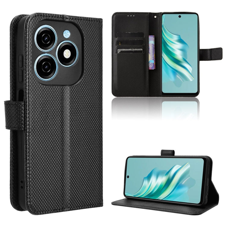 Diamond Texture Leather Phone Case, For Tecno Spark 20 Pro 4G, For Tecno Spark Go 2024, For Tecno Spark 20 4G, For Tecno Pova 5 Pro, For Tecno Pova Neo 3, For Tenco Pova 5, For Tecno Camon 20 Premier 5G, For Tecno Camon 20 Pro 5G, For Tecno Camon 20 Pro
