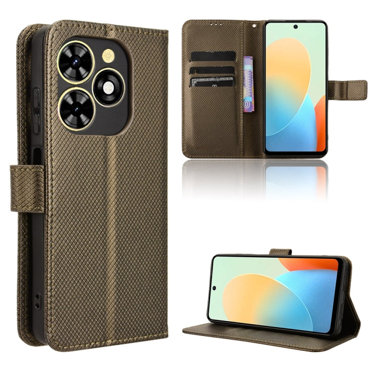 Diamond Texture Leather Phone Case, For Tecno Spark 20 Pro 4G, For Tecno Spark Go 2024, For Tecno Spark 20 4G, For Tecno Pova 5 Pro, For Tecno Pova Neo 3, For Tenco Pova 5, For Tecno Camon 20 Premier 5G, For Tecno Camon 20 Pro 5G, For Tecno Camon 20 Pro