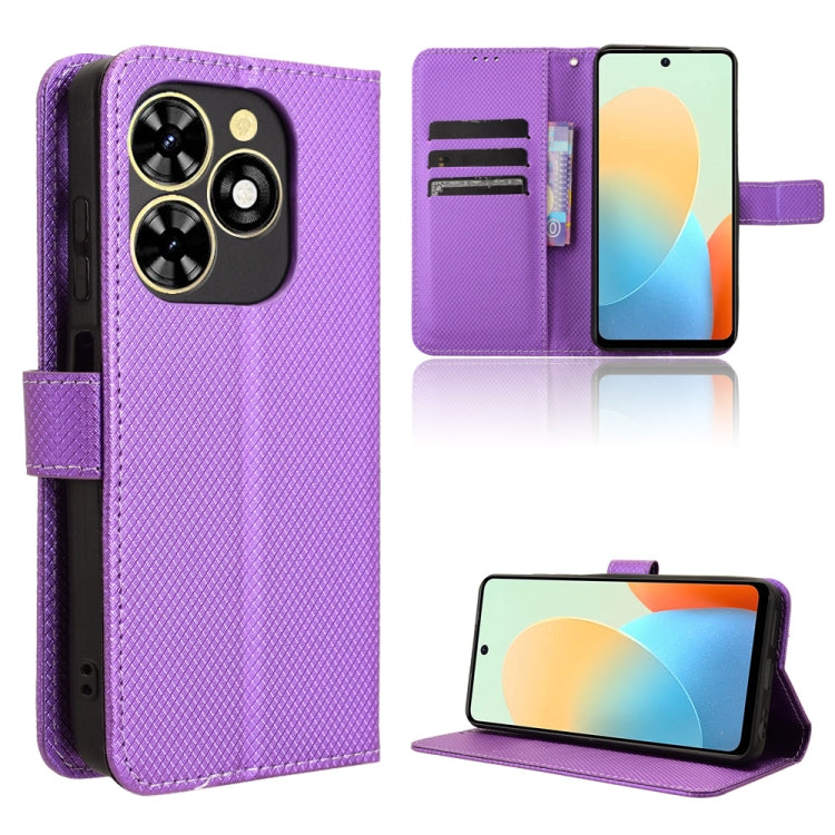 Diamond Texture Leather Phone Case, For Tecno Spark 20 Pro 4G, For Tecno Spark Go 2024, For Tecno Spark 20 4G, For Tecno Pova 5 Pro, For Tecno Pova Neo 3, For Tenco Pova 5, For Tecno Camon 20 Premier 5G, For Tecno Camon 20 Pro 5G, For Tecno Camon 20 Pro