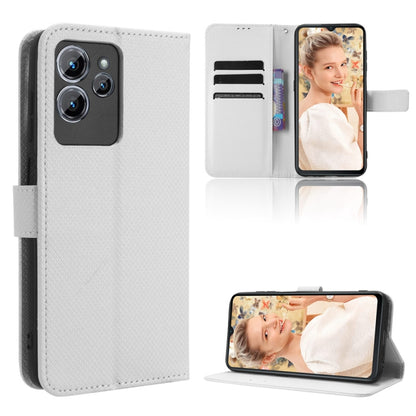 Diamond Texture Leather Phone Case, For Oukitel C33, For Oukitel C32
