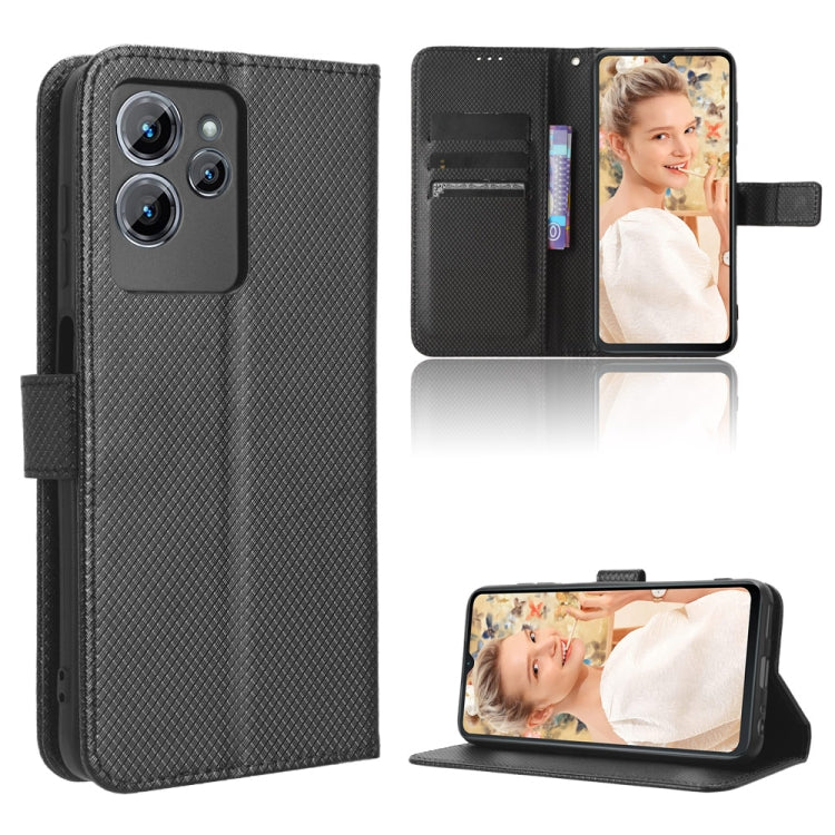 Diamond Texture Leather Phone Case, For Oukitel C33, For Oukitel C32