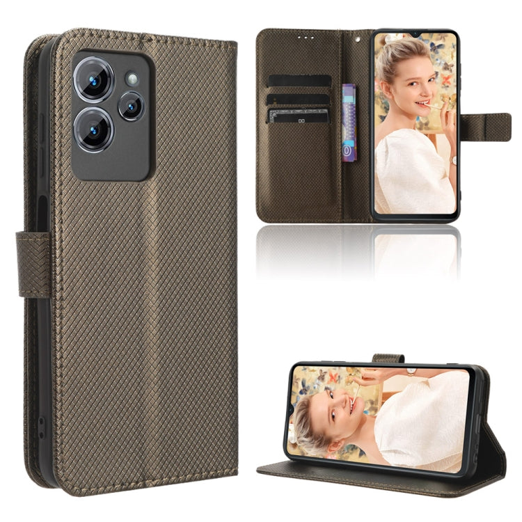 Diamond Texture Leather Phone Case, For Oukitel C33, For Oukitel C32