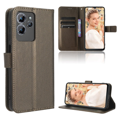 Diamond Texture Leather Phone Case, For Oukitel C33, For Oukitel C32
