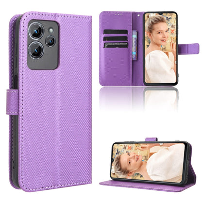 Diamond Texture Leather Phone Case, For Oukitel C33, For Oukitel C32