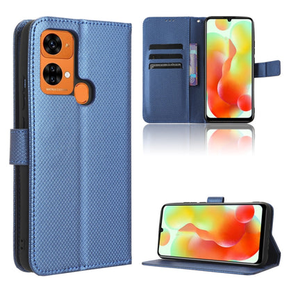 Diamond Texture Leather Phone Case, For Oukitel C33, For Oukitel C32