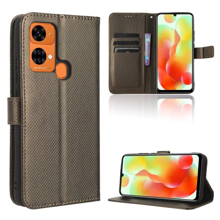 Diamond Texture Leather Phone Case, For Oukitel C33, For Oukitel C32