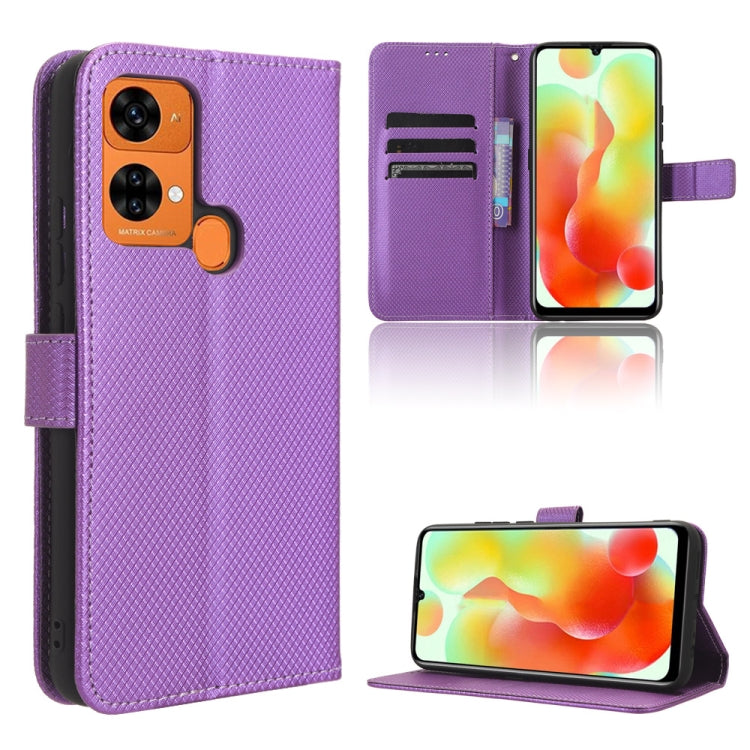 Diamond Texture Leather Phone Case, For Oukitel C33, For Oukitel C32