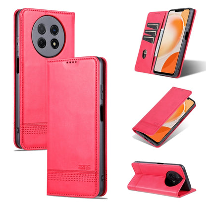 Magnetic flip leather phone case, hot pink, magnetic flip cover and kickstand