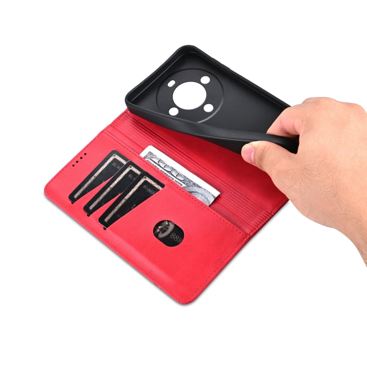 AZNS Magnetic Calf Texture Flip Leather Phone Case, For Huawei Maimang 30, For Huawei Pura 70 Pro / 70 Pro+, For Huawei Pura 70 Pro / 70 Pro+ Fine Hole, For Huawei Pura 70 Ultra, For Huawei Enjoy 70 Pro/nova 12i, For Huawei Pura 70                     ...