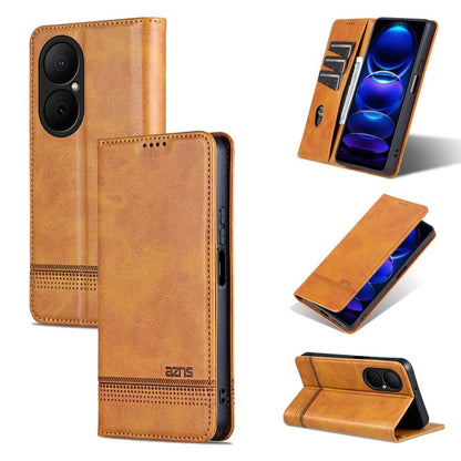 AZNS Magnetic Calf Texture Flip Leather Phone Case, For Huawei Nova 16 SE 5G, For Huawei Mate 80 Pro Max, For Huawei Mate 80 / 80 Pro, For Huawei Maimang 40 5G, For Huawei Pura 80 Ultra 5G, For Huawei Pura 80 Pro+ 5G, For Huawei Pura 80 Pro 5G         ...