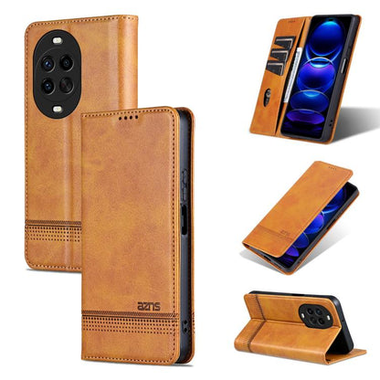 AZNS Magnetic Calf Texture Flip Leather Phone Case, For Huawei Nova 16 SE 5G, For Huawei Mate 80 Pro Max, For Huawei Mate 80 / 80 Pro, For Huawei Maimang 40 5G, For Huawei Pura 80 Ultra 5G, For Huawei Pura 80 Pro+ 5G, For Huawei Pura 80 Pro 5G         ...