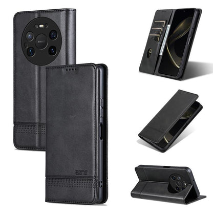 AZNS Magnetic Calf Texture Flip Leather Phone Case, For Huawei Nova 16 SE 5G, For Huawei Mate 80 Pro Max, For Huawei Mate 80 / 80 Pro, For Huawei Maimang 40 5G, For Huawei Pura 80 Ultra 5G, For Huawei Pura 80 Pro+ 5G, For Huawei Pura 80 Pro 5G         ...