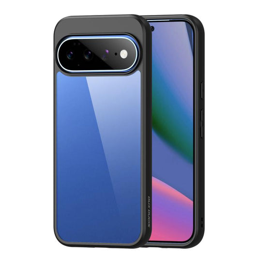 DUX DUCIS Aimo frosted phone case with black TPU bumper and camera cutout