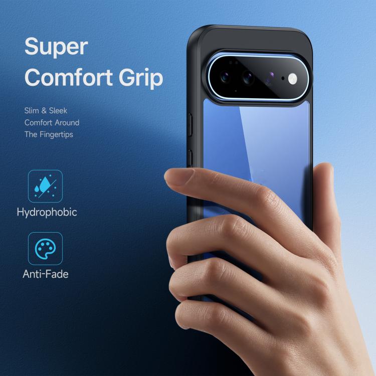 DUX DUCIS Aimo frosted phone case with black edges, grippy corners, and camera cutout