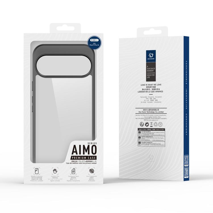DUX DUCIS Aimo phone case retail box with front and back package views