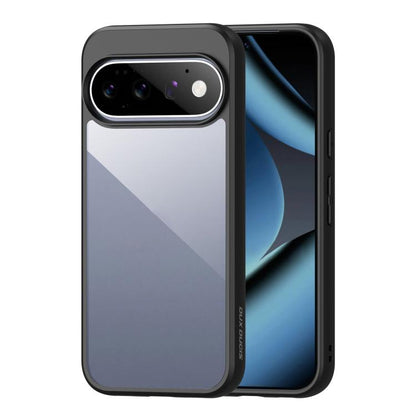 DUX DUCIS Aimo frosted phone case with black TPU bumper and camera cutout
