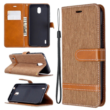 Brown flip wallet phone case with card slots, lanyard strap, and folding stand cover.