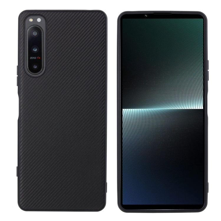 Black textured phone case with camera cutouts, screen side and back shown