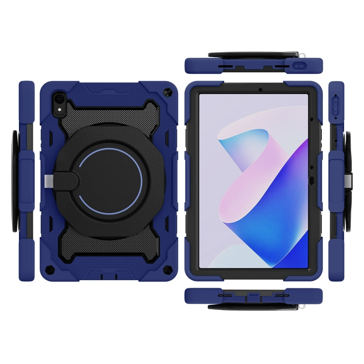 Navy blue Armor tablet case with ring kickstand, front cover, and reinforced edges