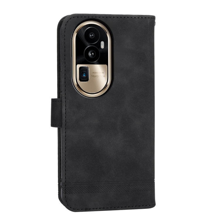 Black folio phone case with TPU camera cutout and protective top lip.