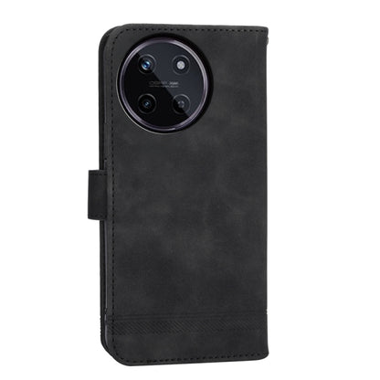 Black folio wallet phone case with camera cutout and side accessory tab.