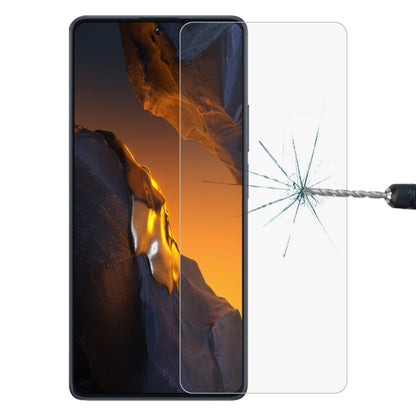 Clear 2.5D tempered glass screen protector for smartphone screen with rounded corners