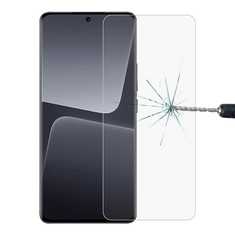 Clear tempered glass screen protector for smartphone screen with curved 2.5D edges
