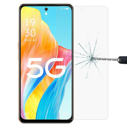 Tempered glass screen protector sheet covering a smartphone display