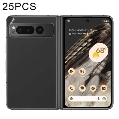 25-pack hydrogel back screen protector films for Pixel Fold, full coverage