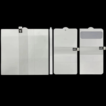 Set of three hydrogel film protectors for Pixel Fold front, back, and inner screen