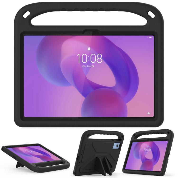 Black EVA tablet case with viewing stand and hand strap